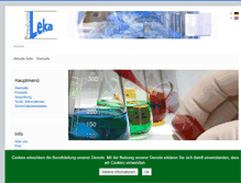 Tablet Screenshot of leka.de